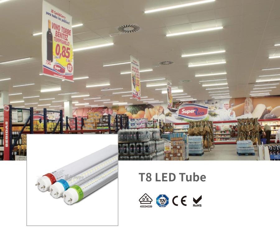 Power factor PF>0.95 led t8 tube 150cm with long life span 50,000 hrs