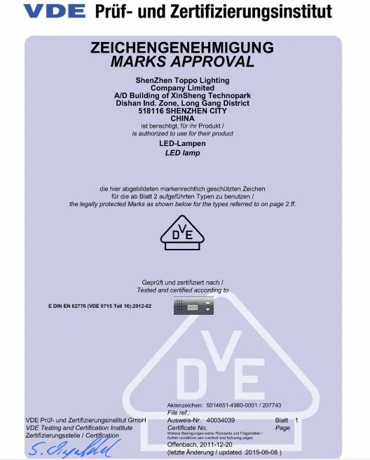 Deluxe 140-150lm/W VDE approval led tube T8