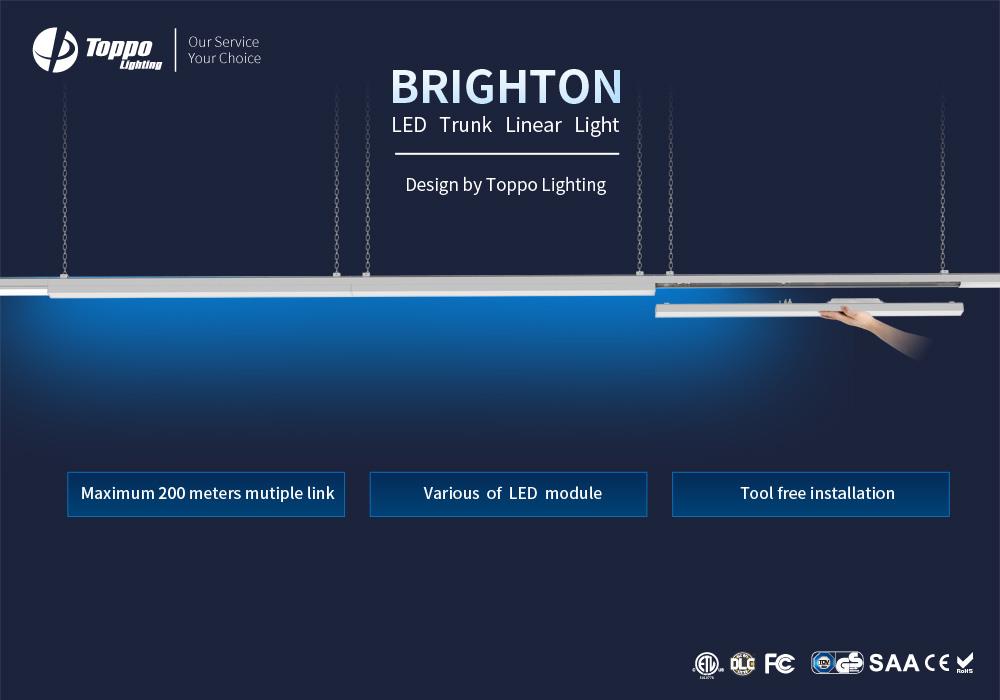 LED Linear Light Rail trunking system 150cm 64W