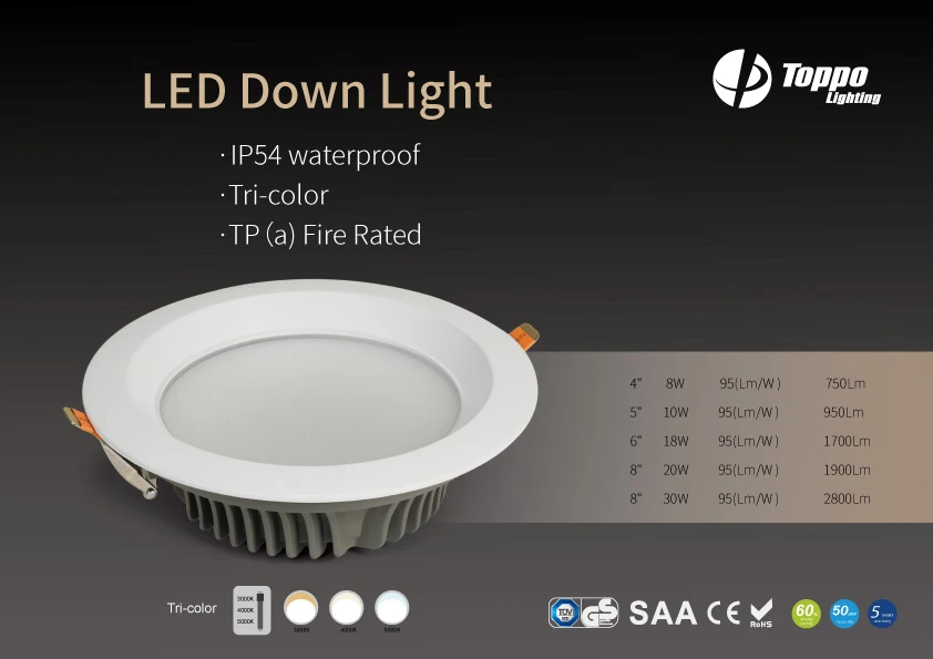 High lumen SMD Down Light LED Ip54 High lumen SMD Down Light LED Ip54