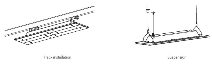 2019 TUV Europe modern track lighting installation