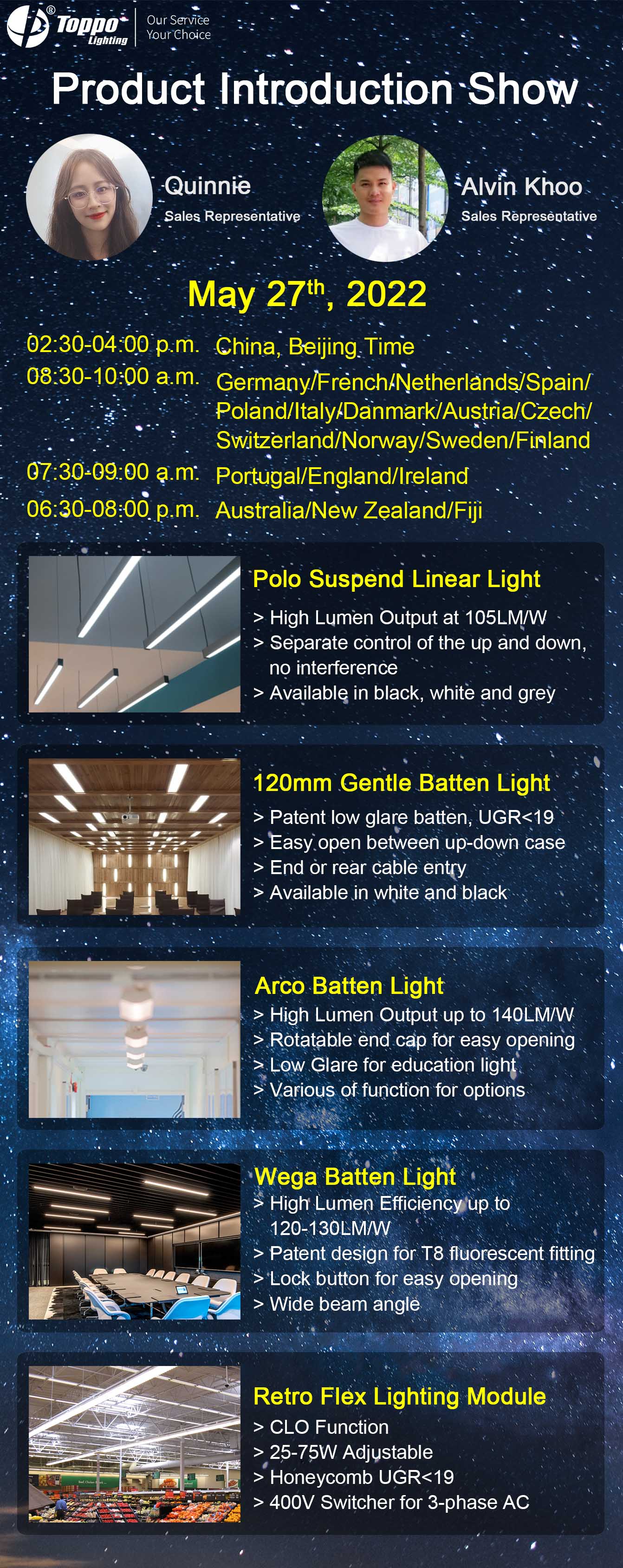Product Introduction Live Show Invitation