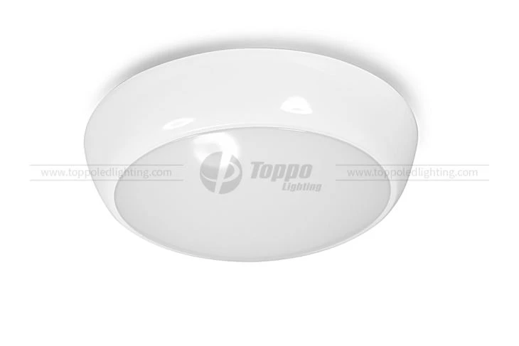 D325mm 16W IP54 on/off or 3h Emergy LED 2D Bulkeads