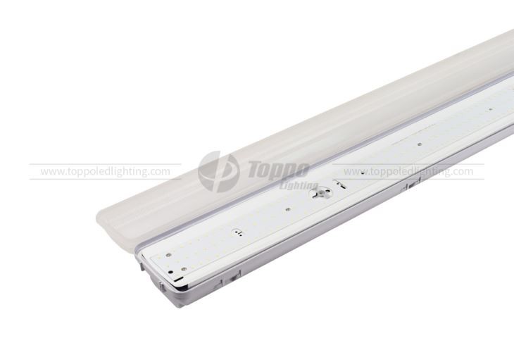 High Sales 60w IP65/IK10 LED Tri-proof Light Fixture LED Batten Light 1-10v Dimming Function