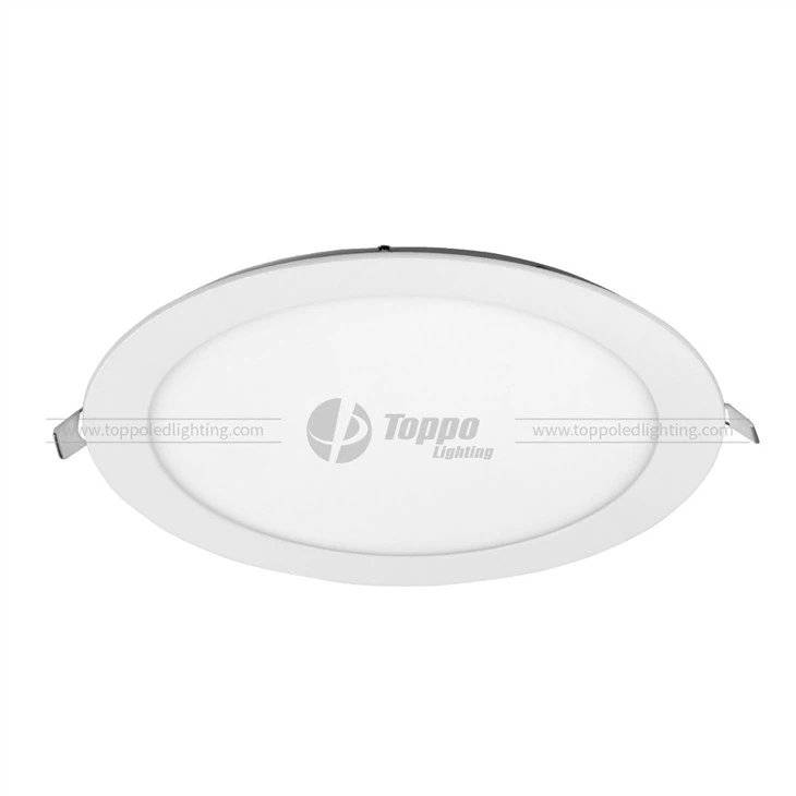 75lm/w 12w IP20 Slim Down Light Round Panel