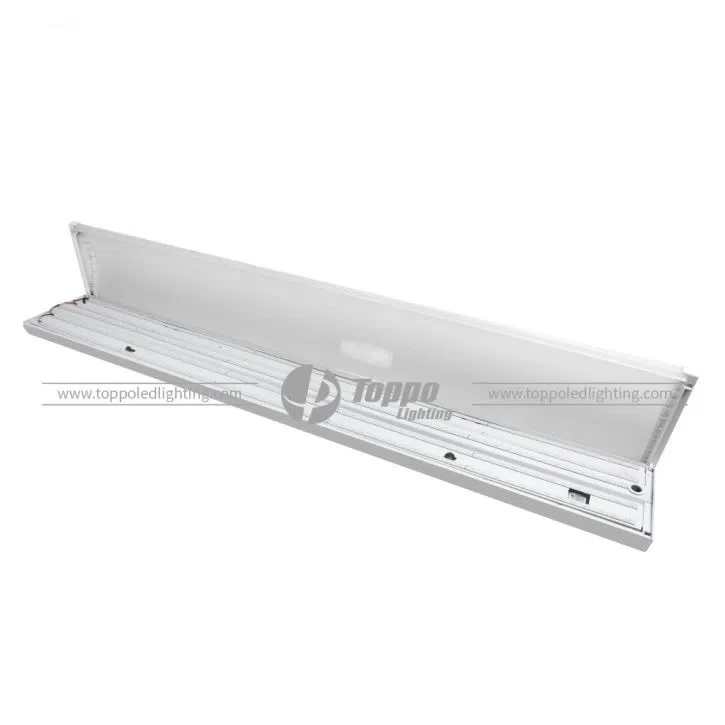 Wide LED Shop Batten Fitting with Sensor