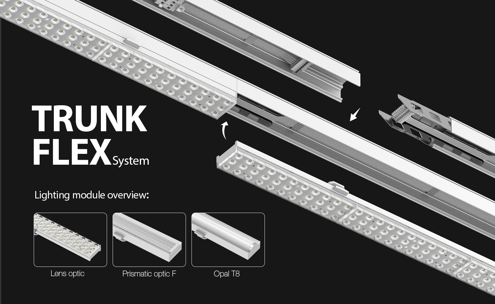 led linear light trunking system led linear light trunking system