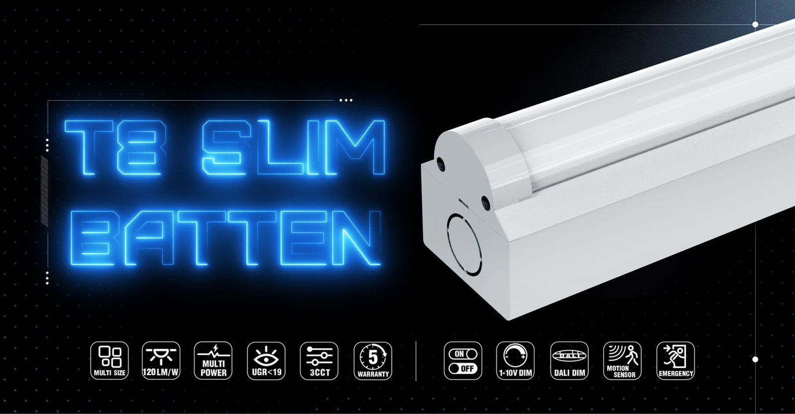 led linear batten light