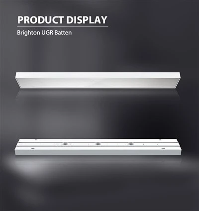 Brighton UGR Batten Tri-color UGR<19 120/150/200mm Led Batten Light